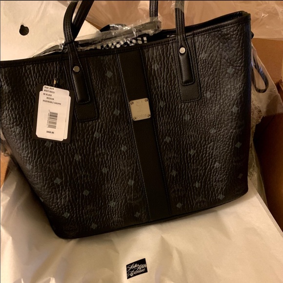 MCM Bags | Mcm Medium Shopper Bag | Poshmark